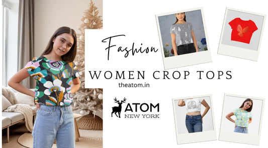 Chic Comfort: Unveiling TheAtom.in's Women's Crop Tops Collection