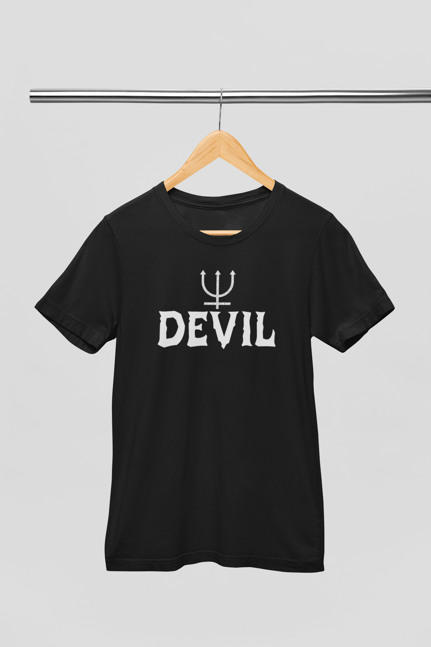 Devil Glowing In Night Unisex Black Oversized Tshirt | DJ Paroma Collection | ATOM