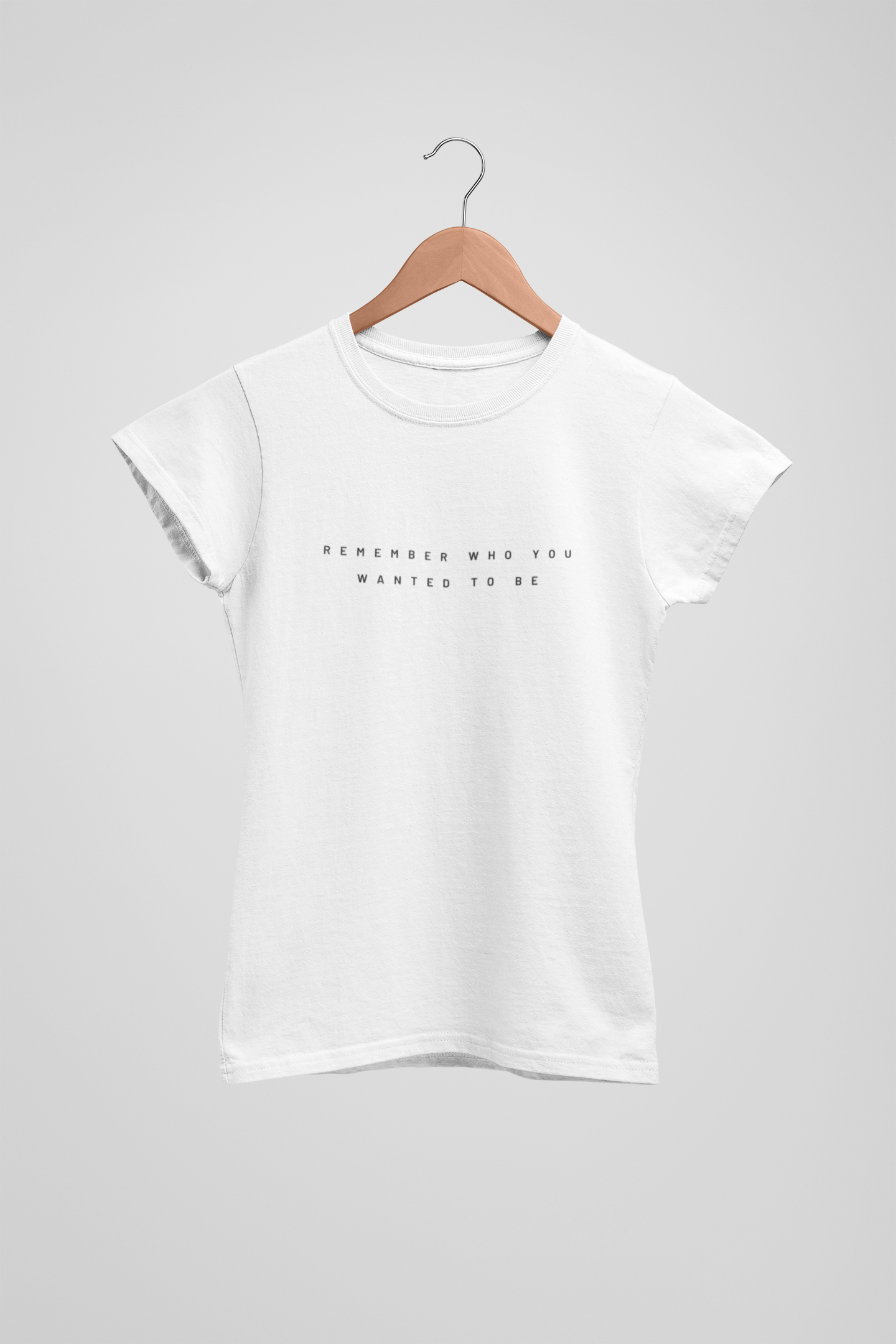 Remember who you Unisex White Round Neck T-Shirt | Ashish Mishra Collection | ATOM NEW YORK