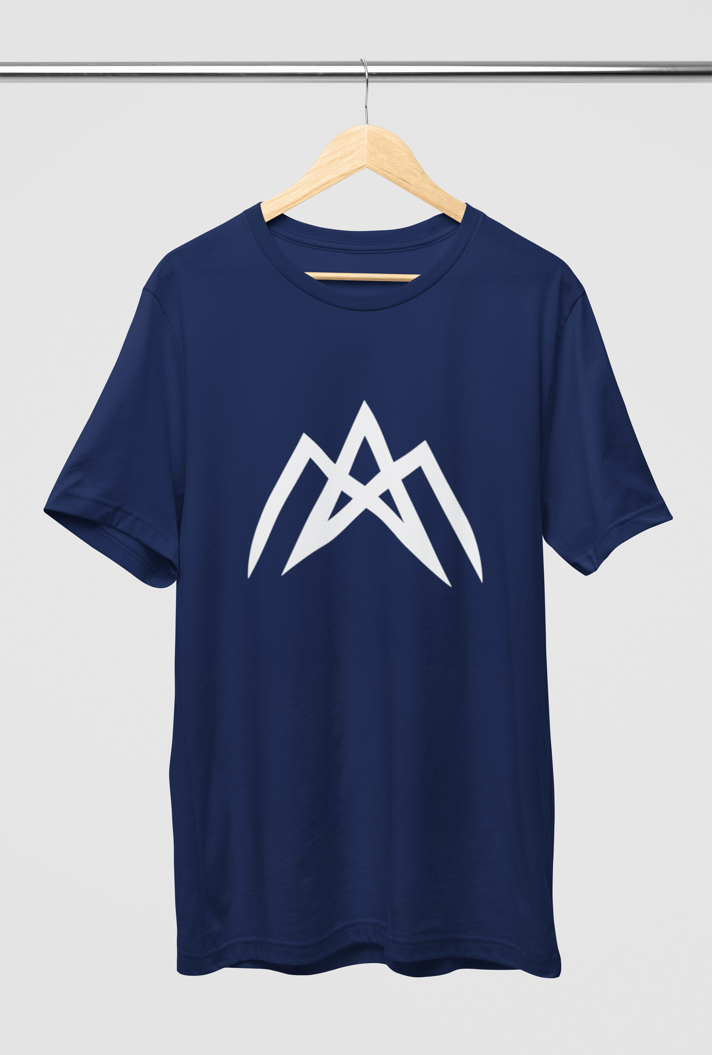 AM Unisex Navy Blue Oversized T-Shirt | Ashish Mishra Collection | ATOM NEW YORK