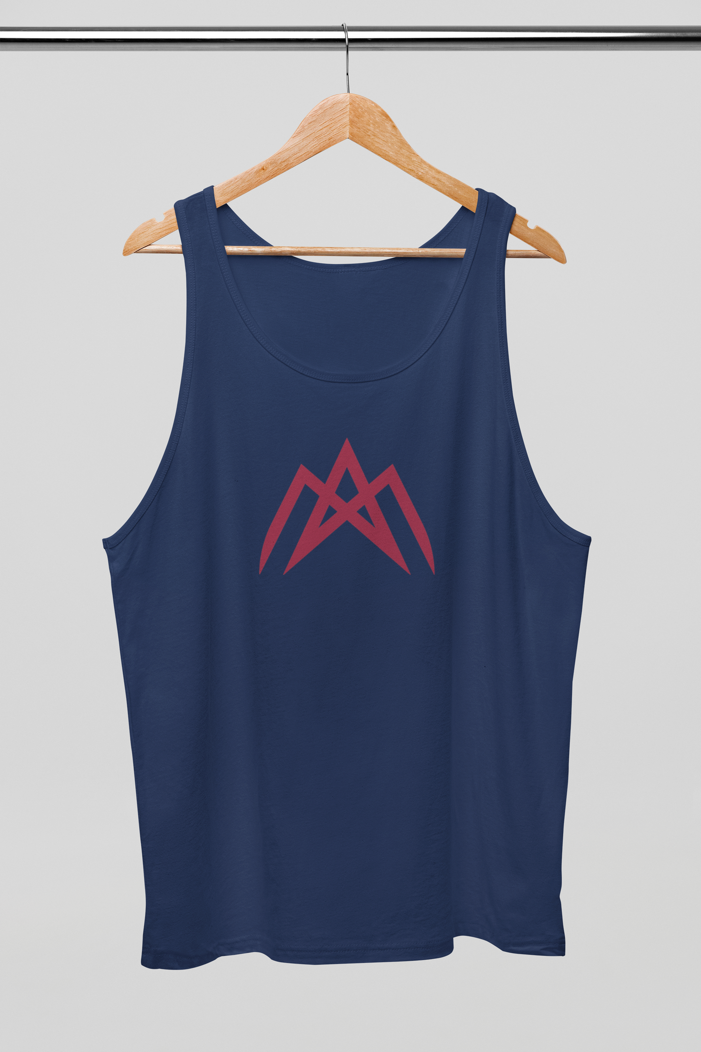 AM Unisex Navy Blue Tank Top | Ashish Mishra Collection | ATOM NEW YORK