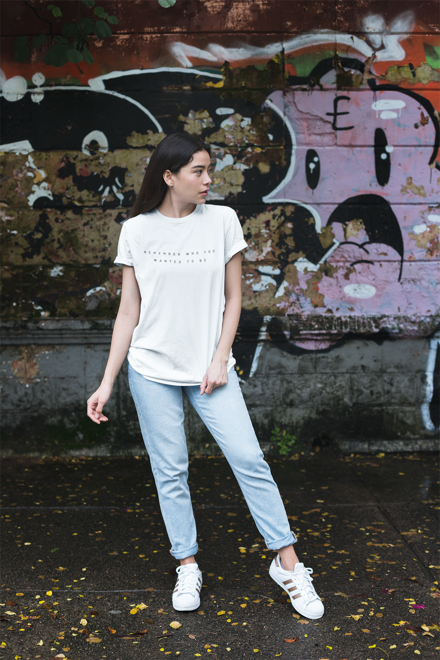 Remember who you Unisex White Round Neck T-Shirt | Ashish Mishra Collection | ATOM NEW YORK