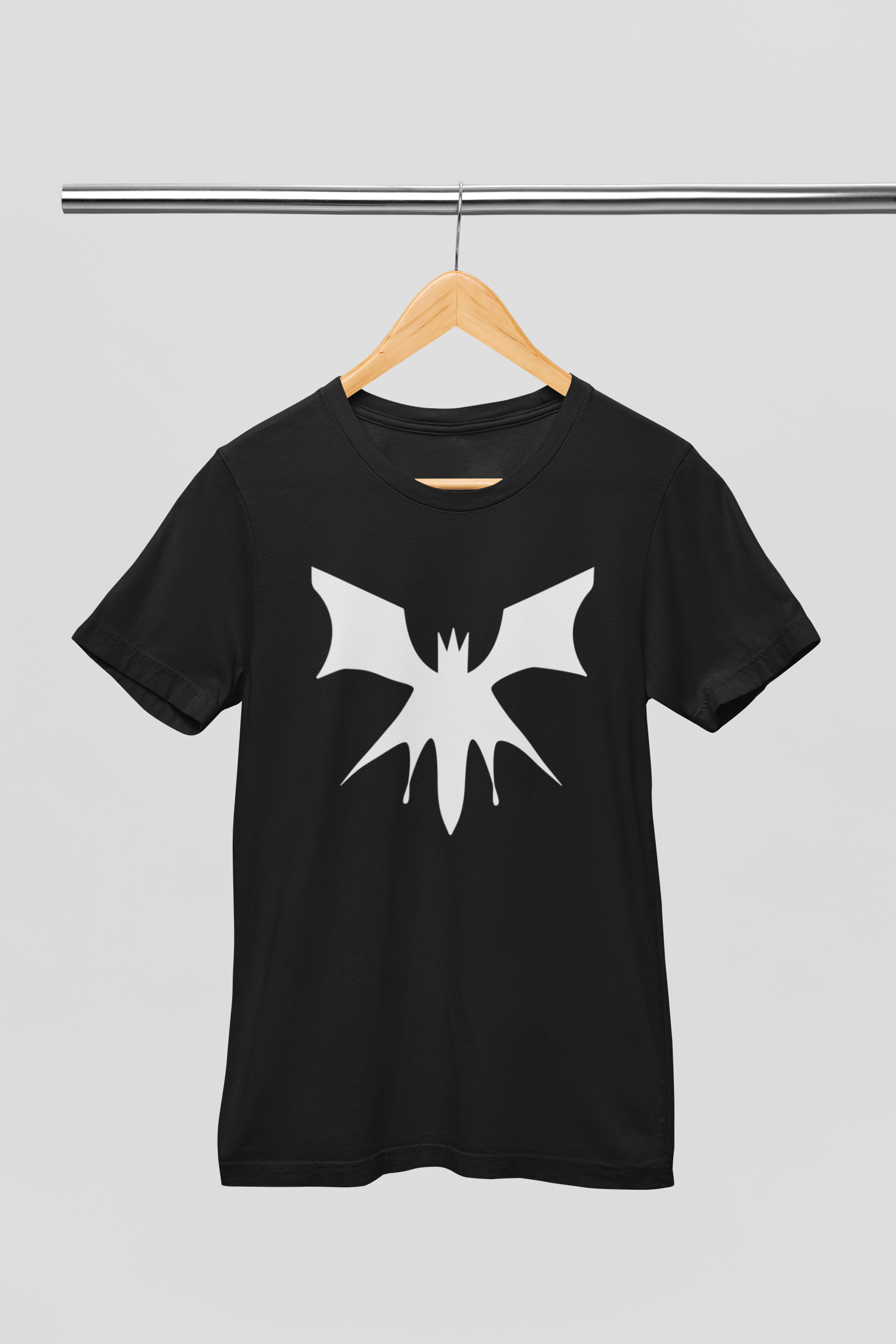 Bat Glowing In Night Unisex Black Oversized Tshirt | DJ Paroma Collection | ATOM