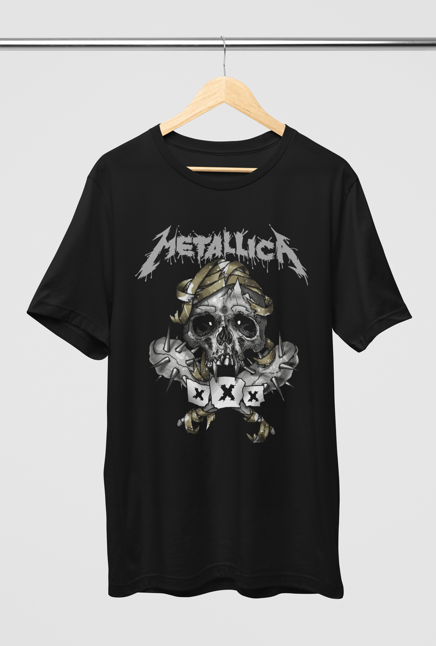 Metallica Unisex Black Oversized Tshirt | DJ Paroma Collection | ATOM