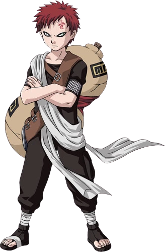 Anime Tshirt For Mens Gaara namikaze