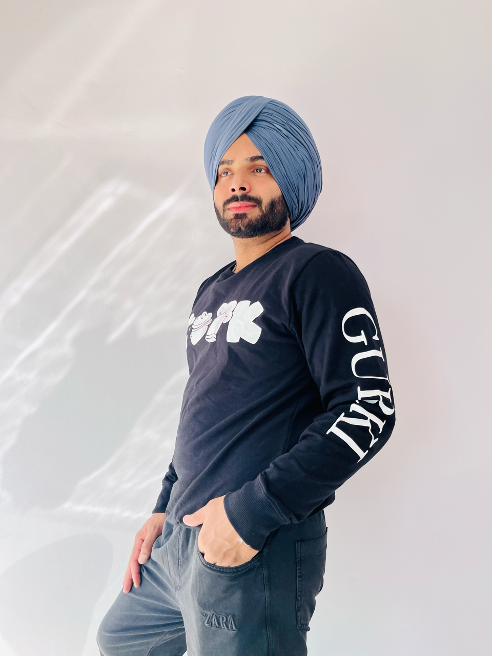 Cook Crew Neck Unisex Navy Blue Sweatshirt For Men | Masterchef Gurkirat Collection