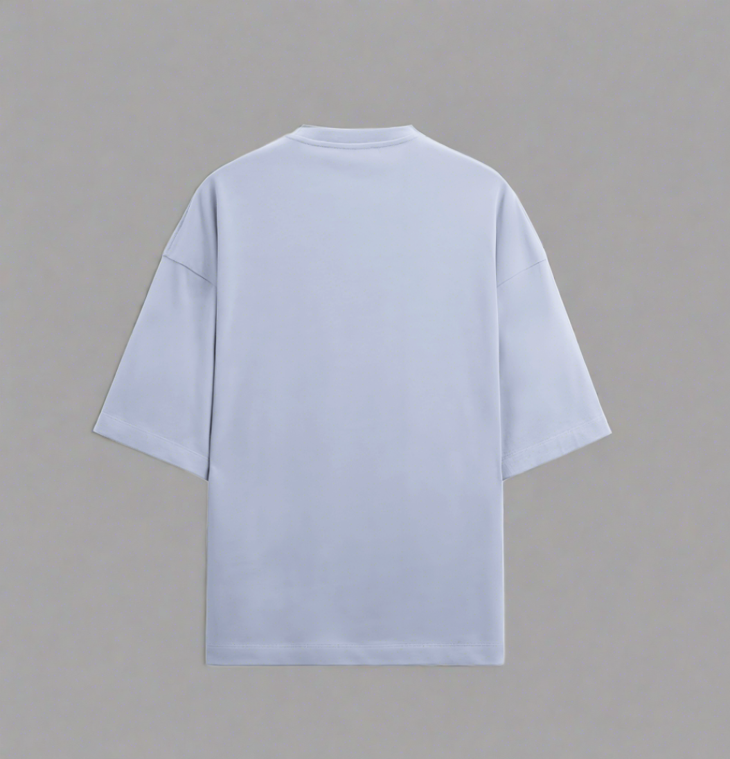 Terry (280 GSM) New York City Lavender Oversize T-Shirt For Men