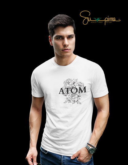 Supima Cotton Pocket Signature White T-Shirt For Men