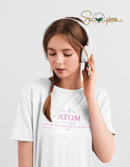 Supima Cotton Signature White T-Shirt For Women