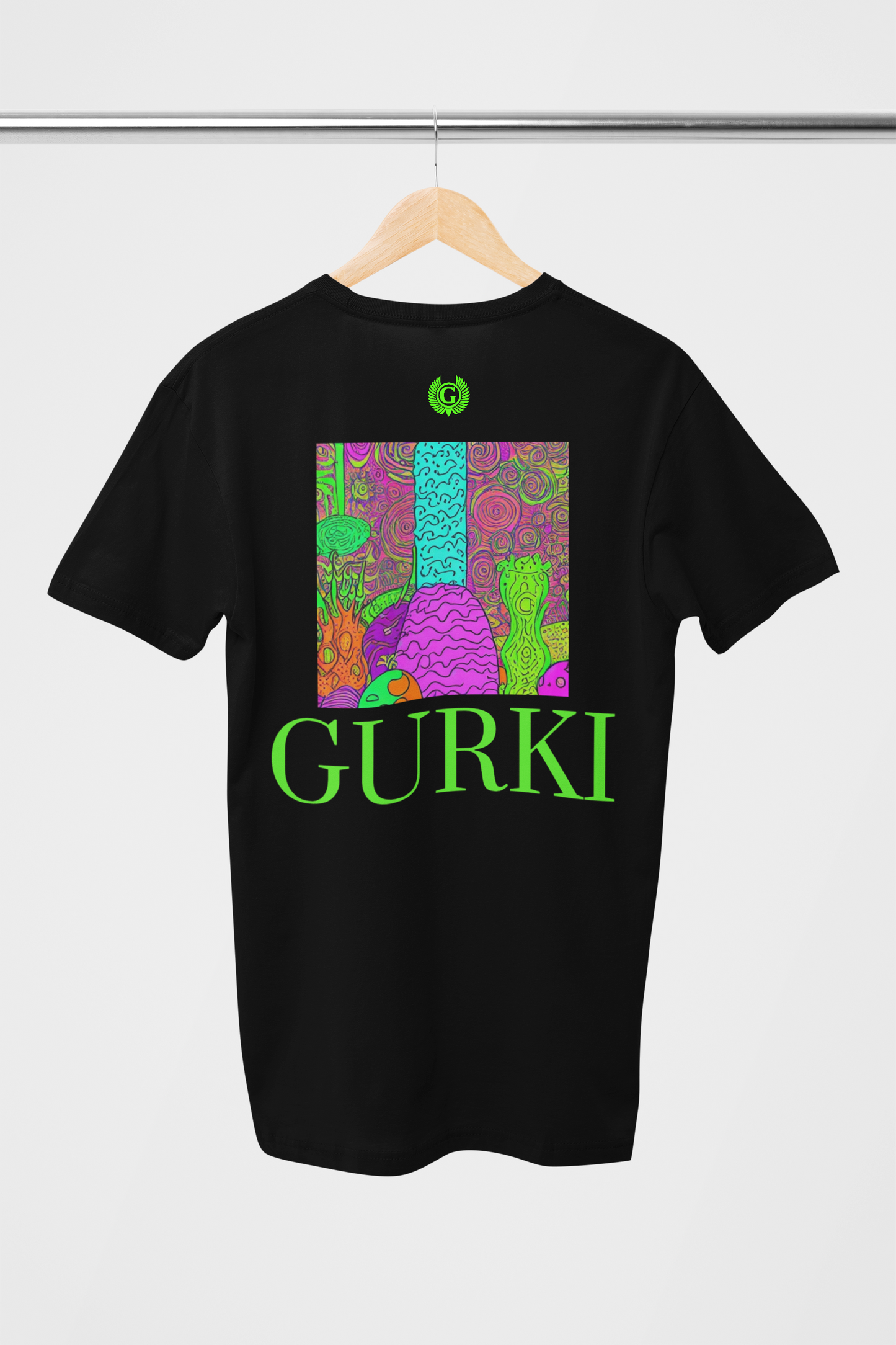 Colourful Patch Dense Oversized Black Unisex T-Shirt | Masterchef Gurkirat Collection | ATOM