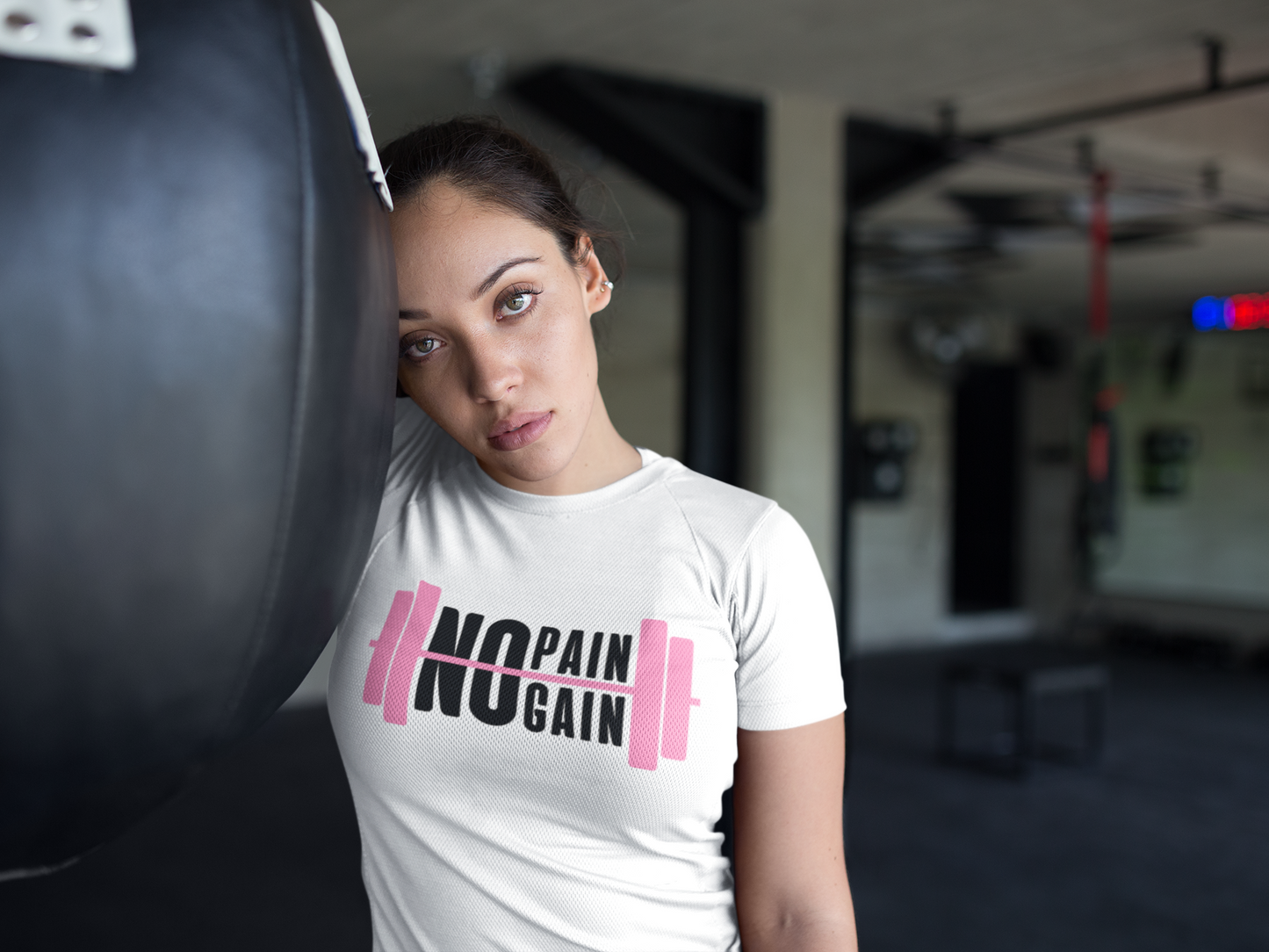 No Pain No Gain White T-Shirt For Women | Tarun Kapoor Collection