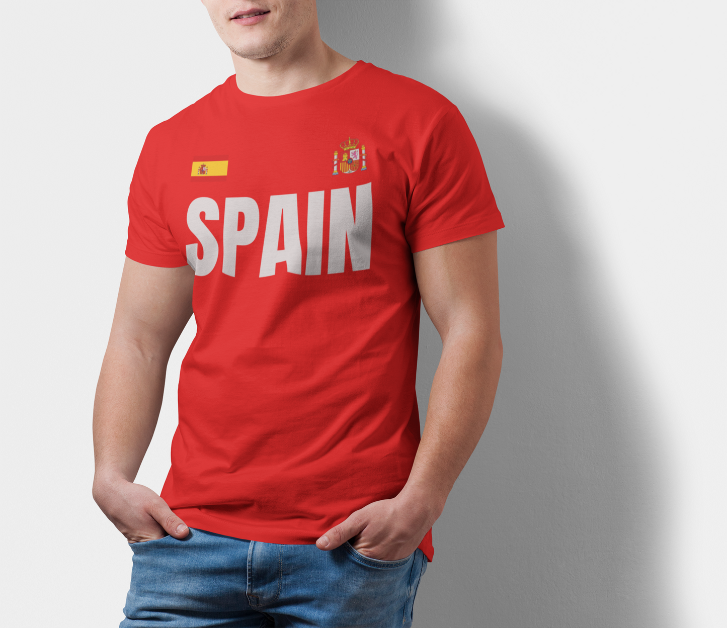 ATOM Signature Spain Red T-Shirt For Men