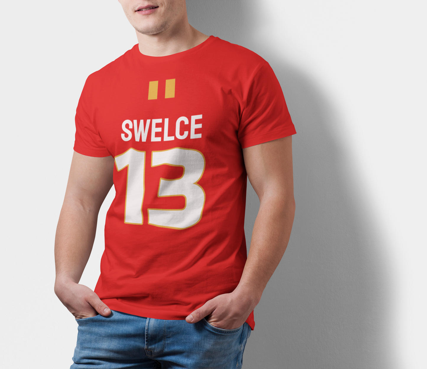 ATOM Signature Swelce 13 Red T-Shirt For Men