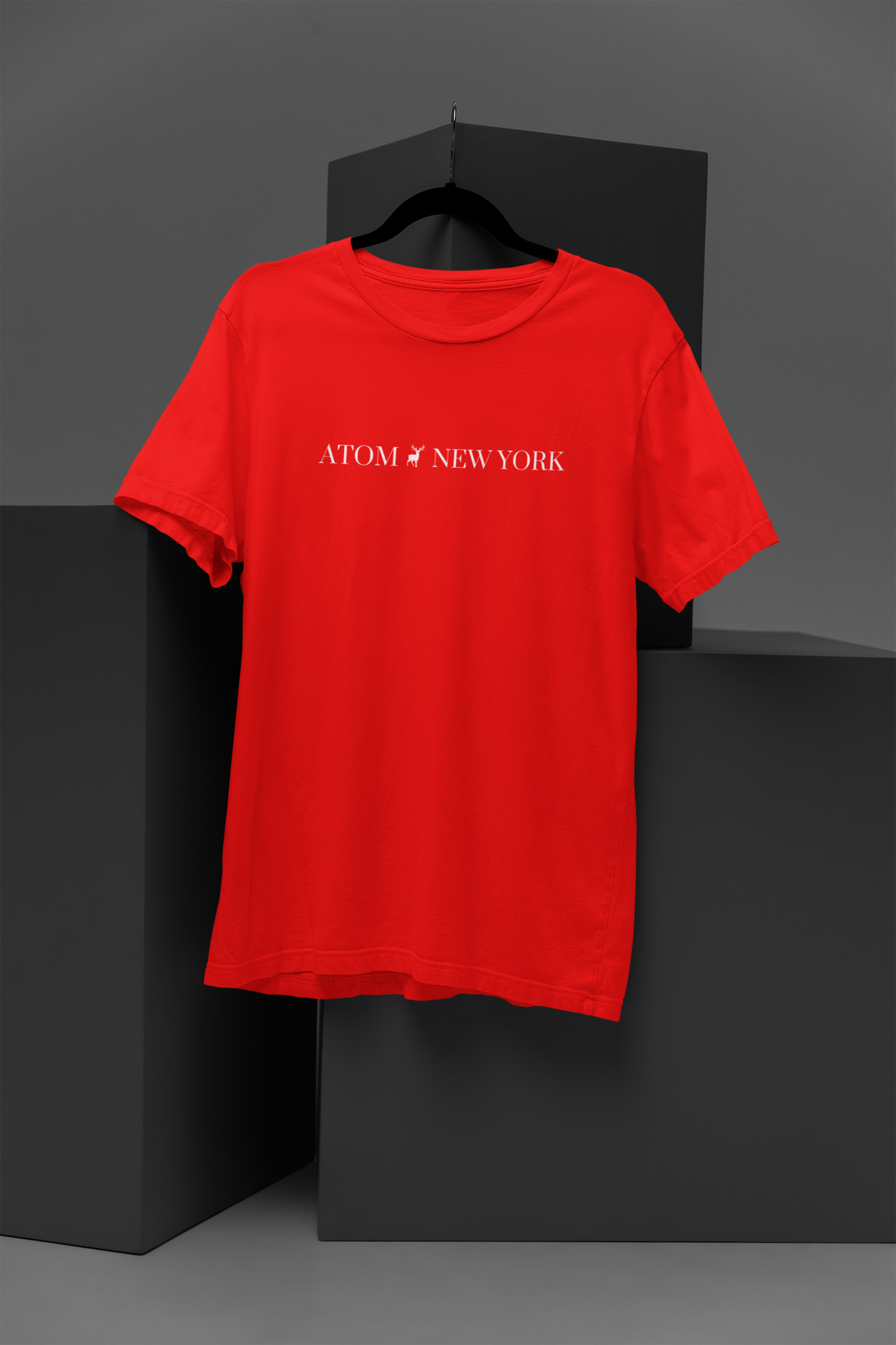 Atom New York Signature Red T-Shirt For Men