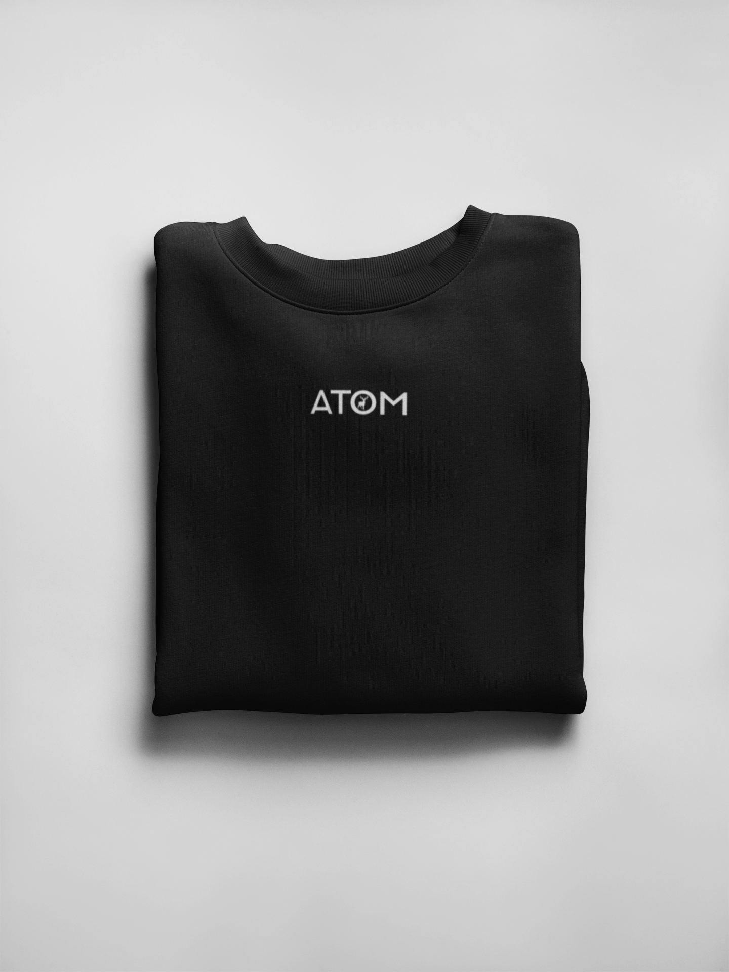 French Terry Oversize Black Unisex T-Shirt