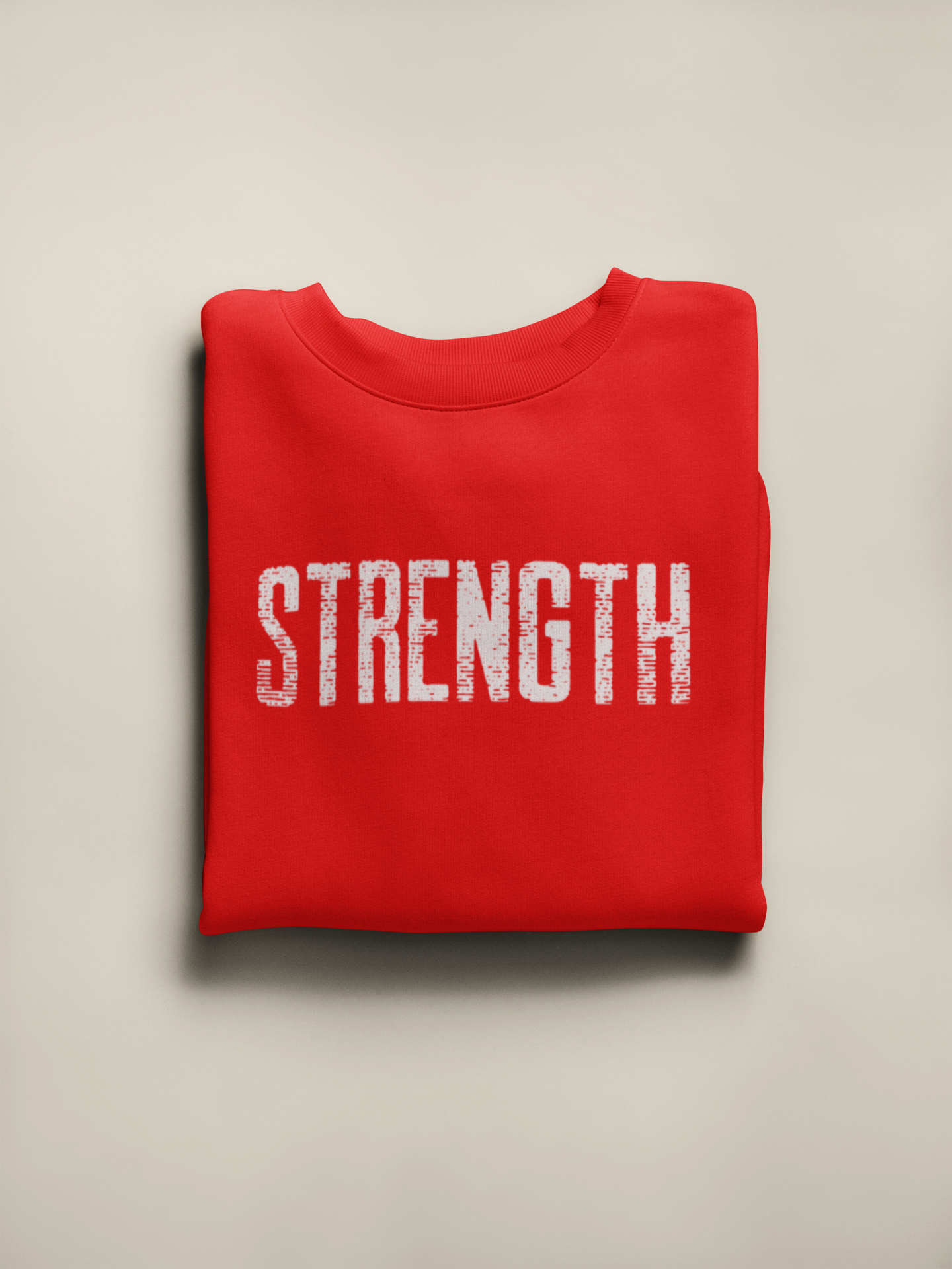 Strength Dense Oversized Red Unisex T-Shirt | Tarun Kapoor Collection