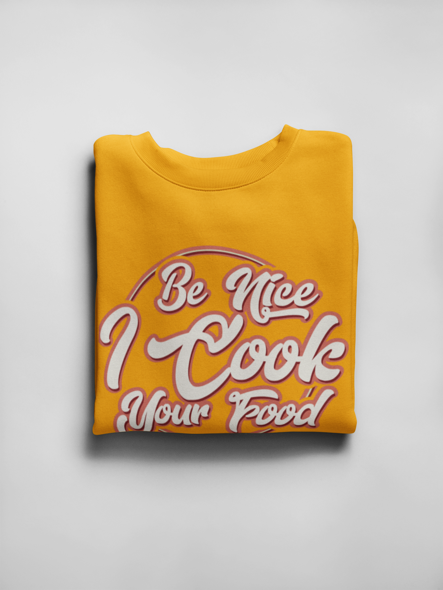 Be Nice French Terry Oversized Red Unisex T-Shirt | Masterchef Gurkirat Collection | ATOM