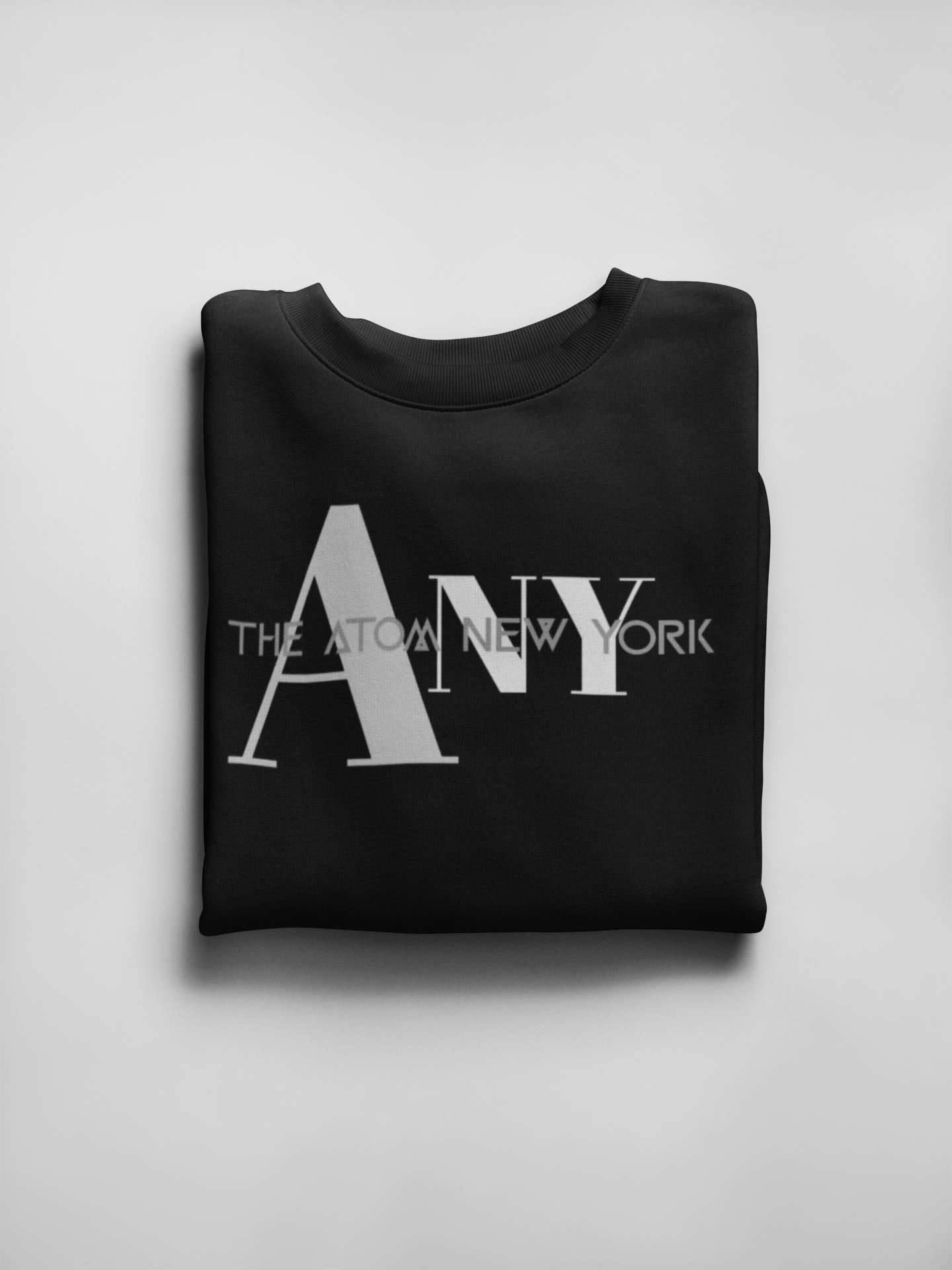 French Terry ANY Black Unisex Oversize T-Shirt