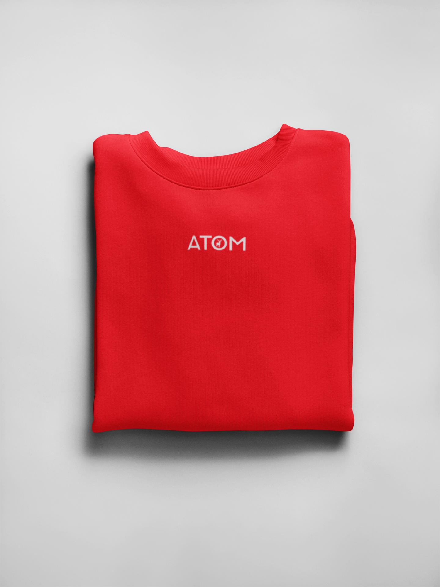 French Terry Oversize Crimson Red Unisex T-Shirt