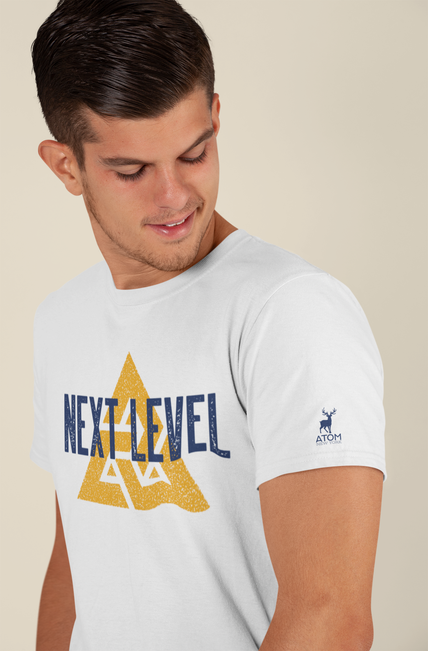 NEXT LEVEL White T-Shirt For Men | Tarun Kapoor Collection