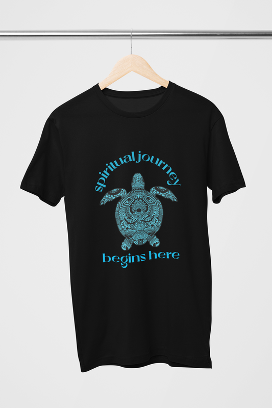 Spiritual journey Cotton Unisex T-Shirt | Iris Yog Collection | ATOM