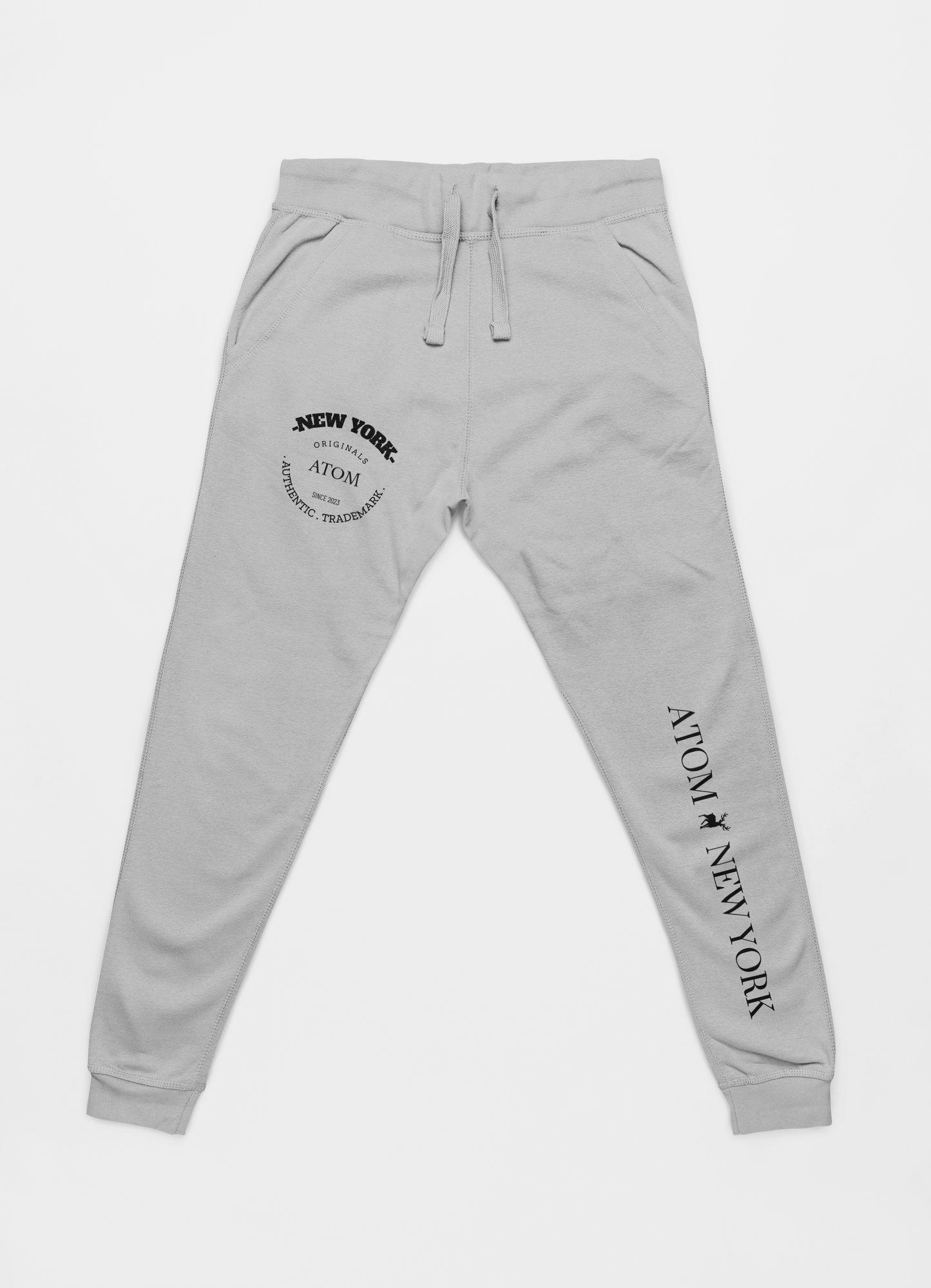 ATOM Signature Melange Grey Hoodie And Jogger Co-ord Set For Men