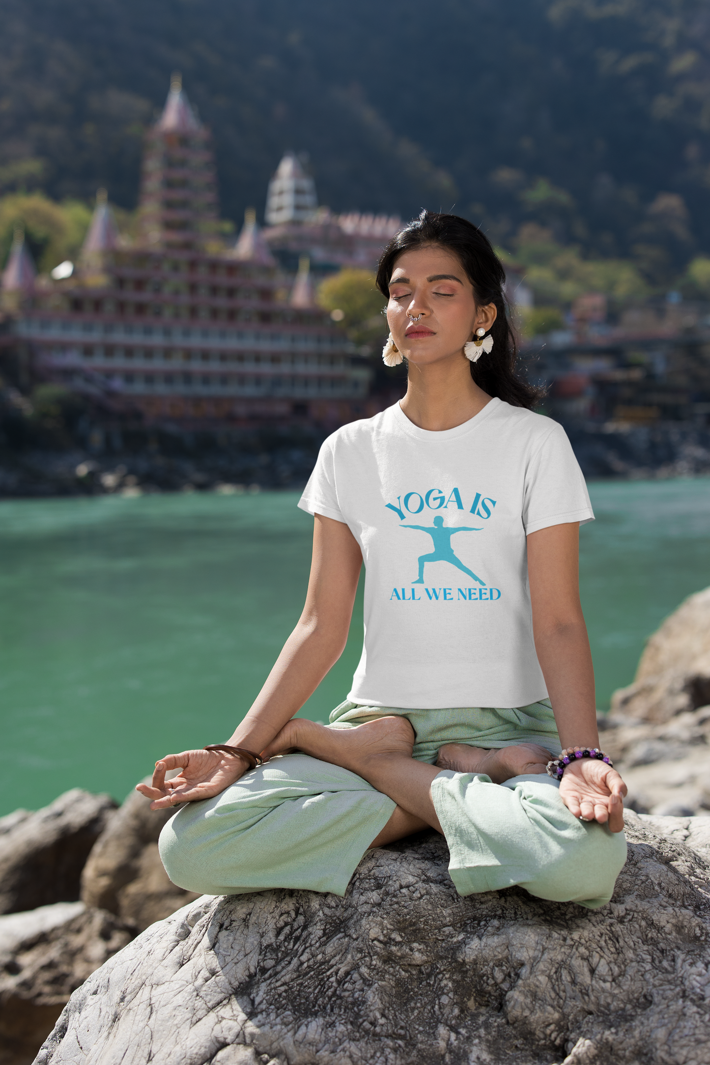 Yoga is all we need Unisex T-Shirt | Iris Yog Collection | ATOM