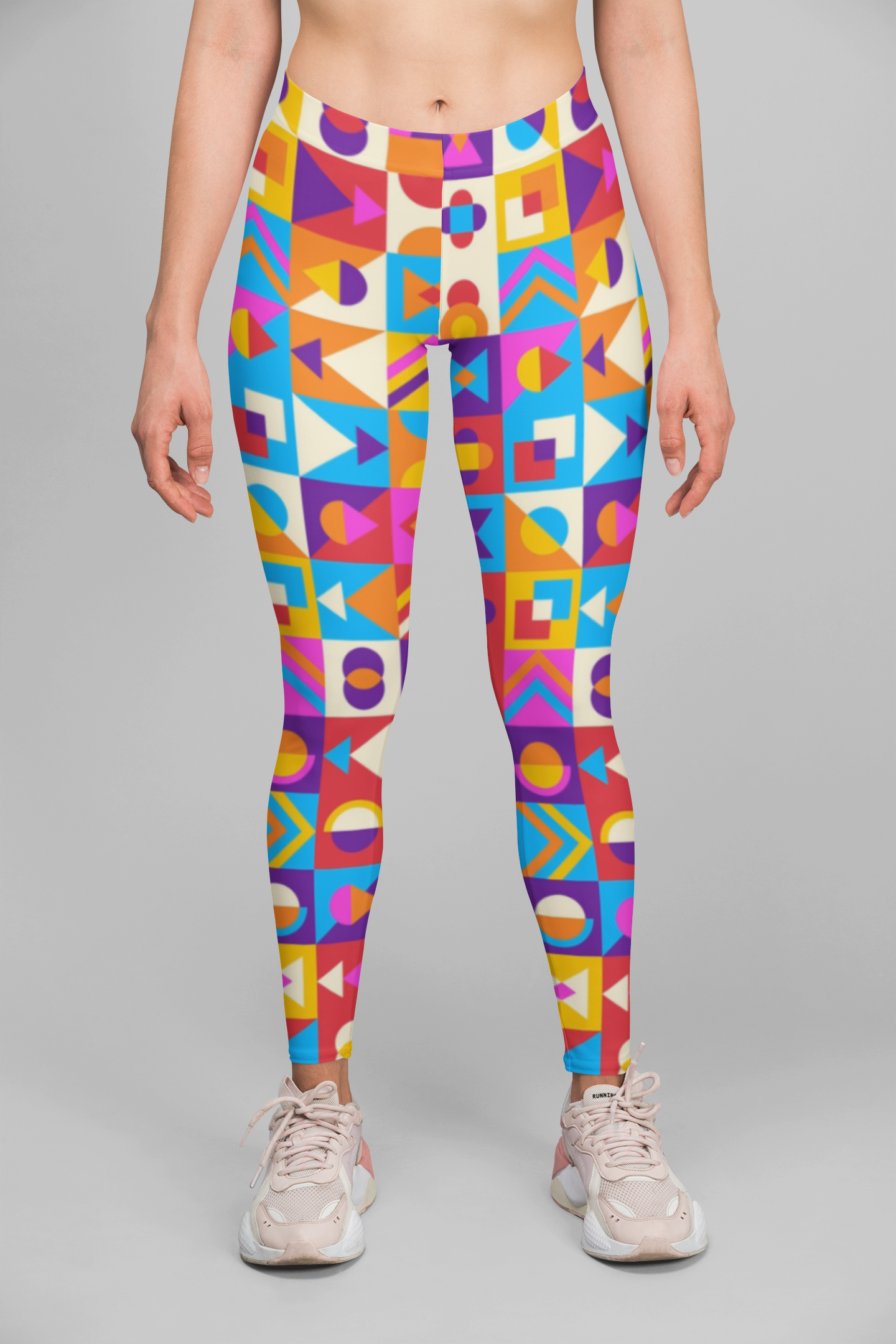 Colourful discount patterned leggings