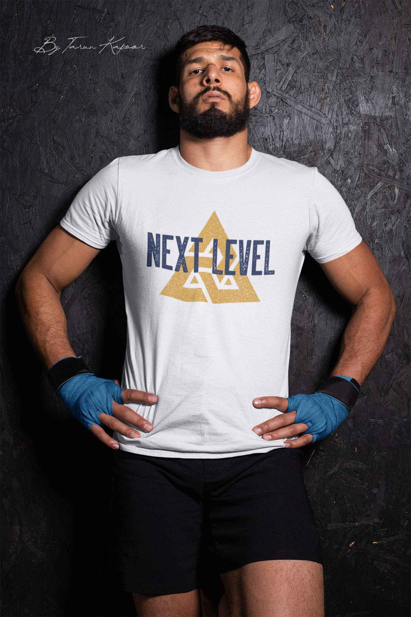 NEXT LEVEL White T-Shirt For Men | Tarun Kapoor Collection
