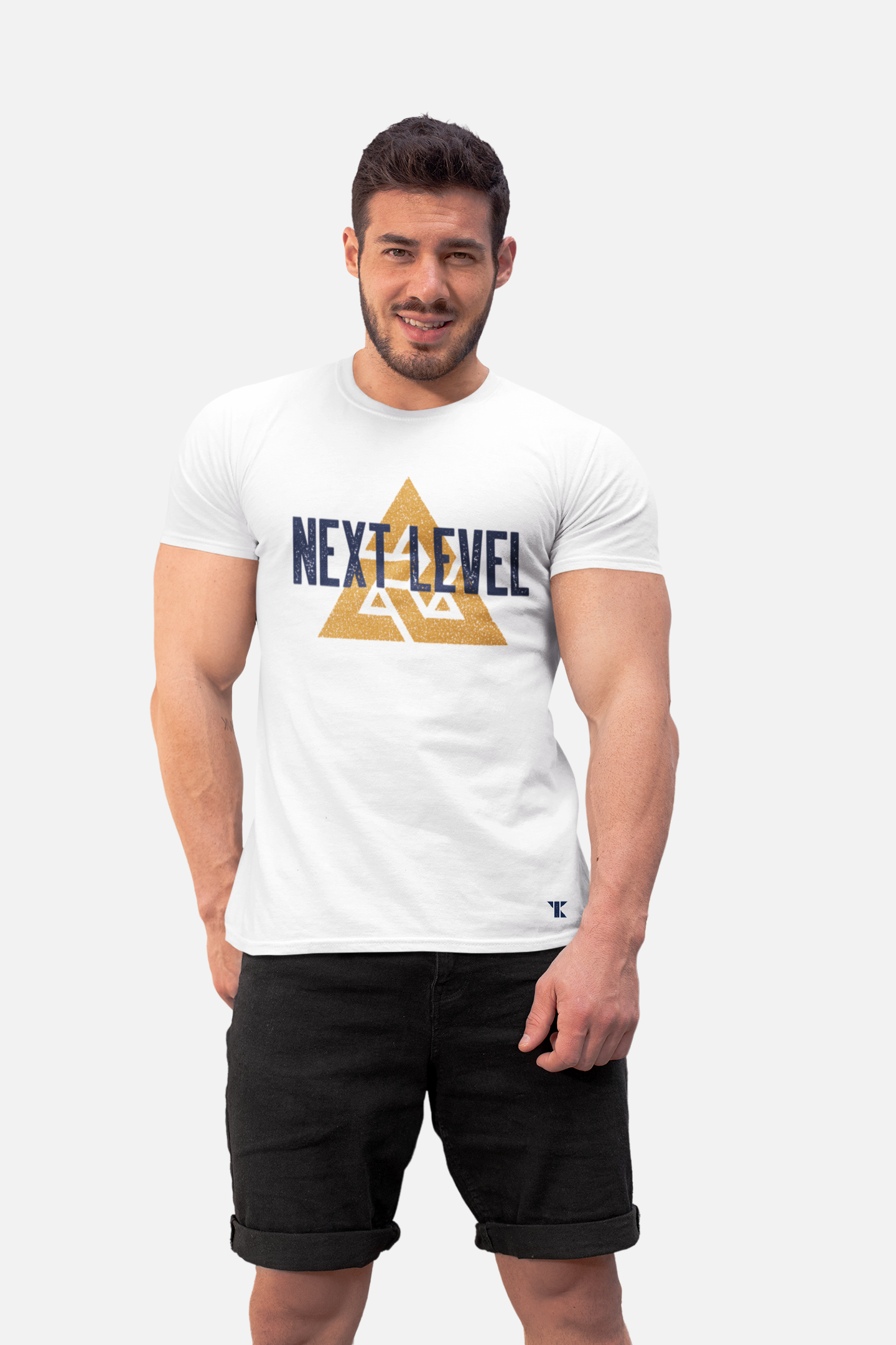 NEXT LEVEL White T-Shirt For Men | Tarun Kapoor Collection