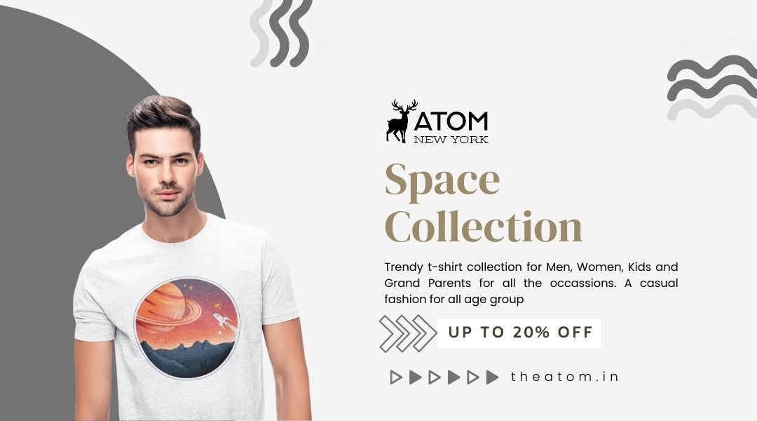 Galactic Chic: Explore TheAtom.in's Space Collection