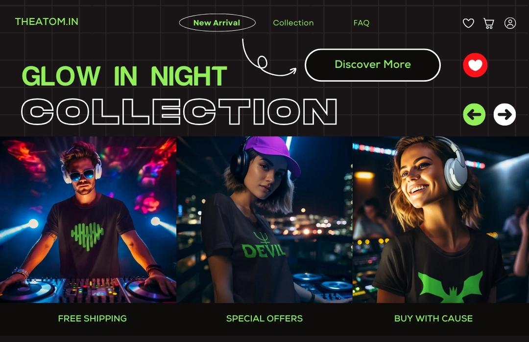 Radiate Positivity: TheAtom.in's Glow in the Night Collection