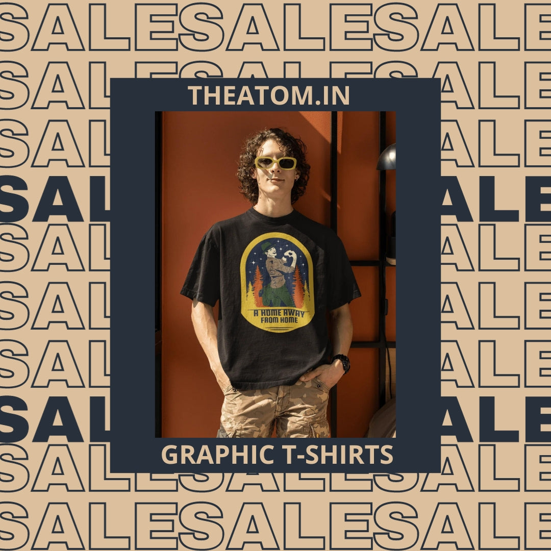 Tees with a Twist: Dive into TheAtom.in's Graphic Collection