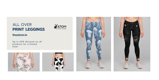 Unleash Your Style: TheAtom.in's All Over Print Leggings Collection