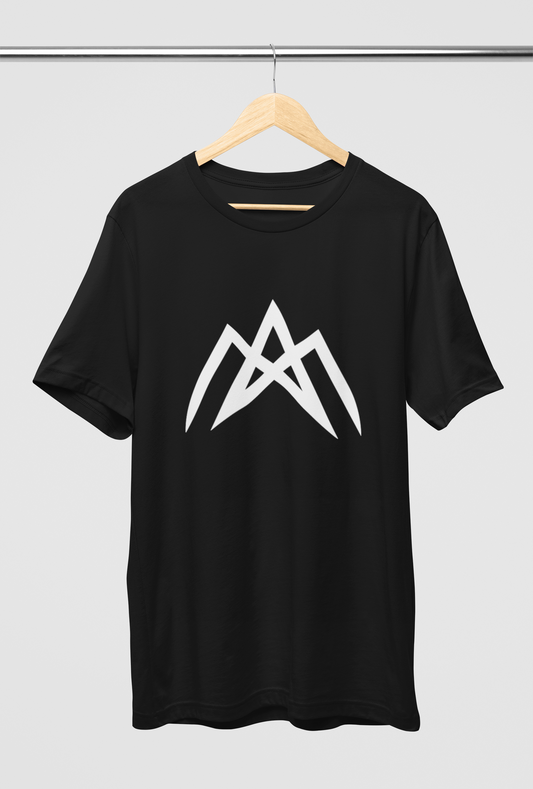 AM Unisex Black Oversized T-Shirt  | Ashish Mishra Collection | ATOM NEW YORK