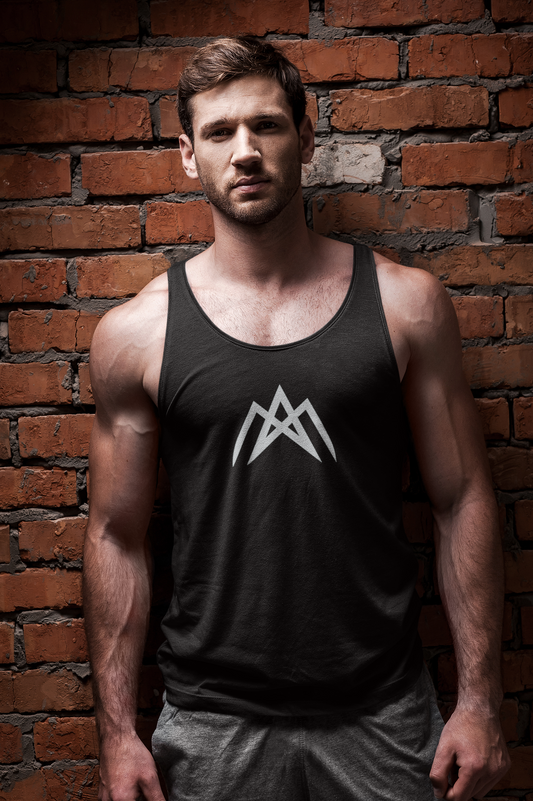 AM Unisex Black Tank Top  | Ashish Mishra Collection | ATOM NEW YORK