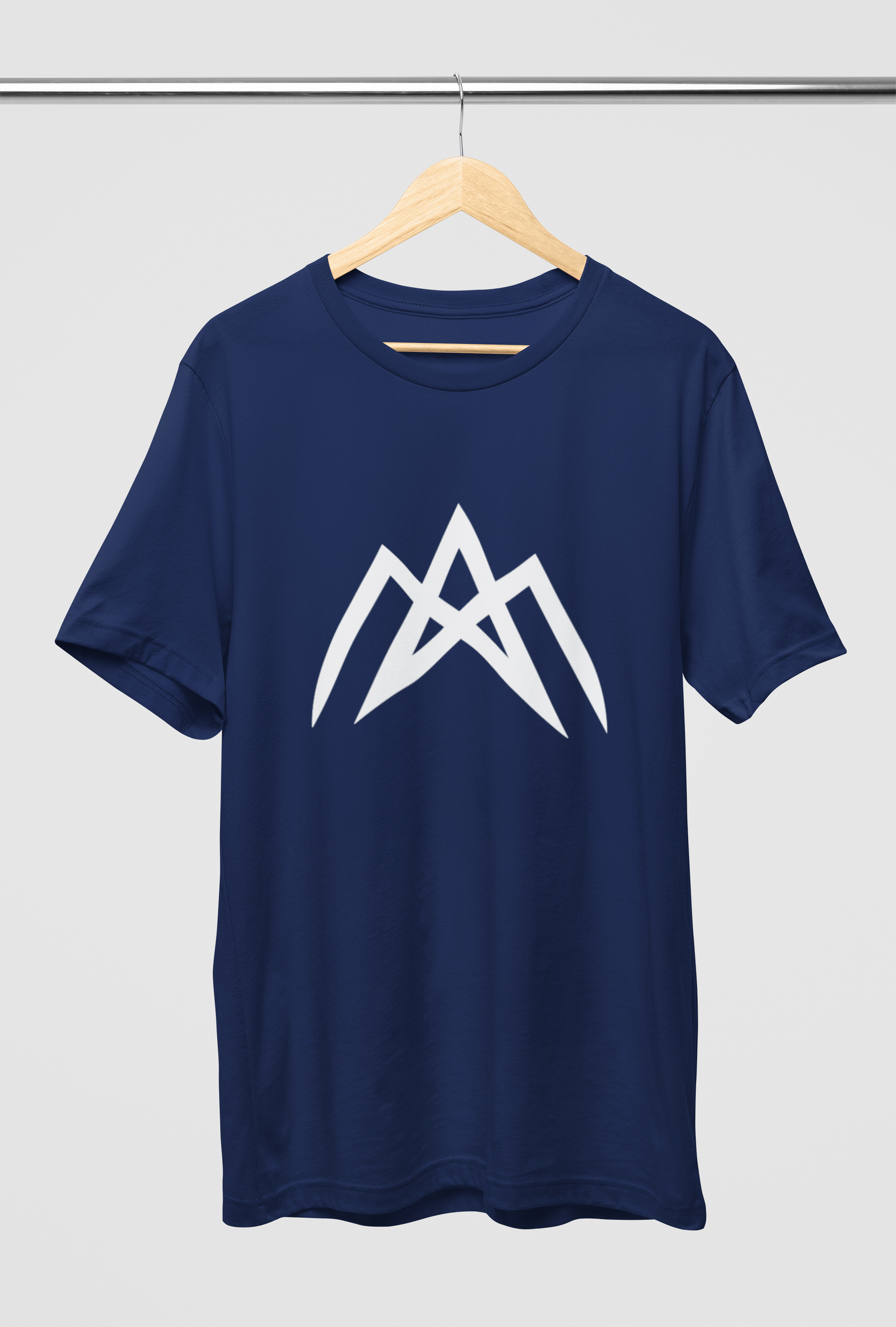 AM Unisex Navy Blue Oversized T-Shirt  | Ashish Mishra Collection | ATOM NEW YORK