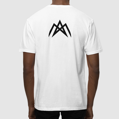 Yes You Can! Unisex White Round Neck T-Shirt  | Ashish Mishra Collection | ATOM NEW YORK