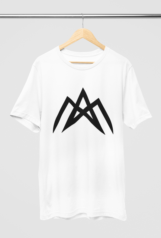 AM Unisex White Oversized T-Shirt  | Ashish Mishra Collection | ATOM NEW YORK