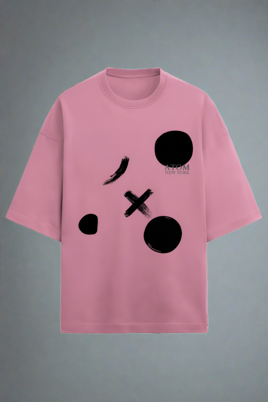 Terry (280 GSM) Illustration Flamingo Oversize T-Shirt For Men
