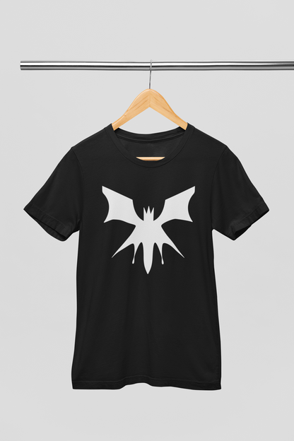 Bat Glowing In Night Unisex Black Oversized Tshirt | DJ Paroma Collection | ATOM
