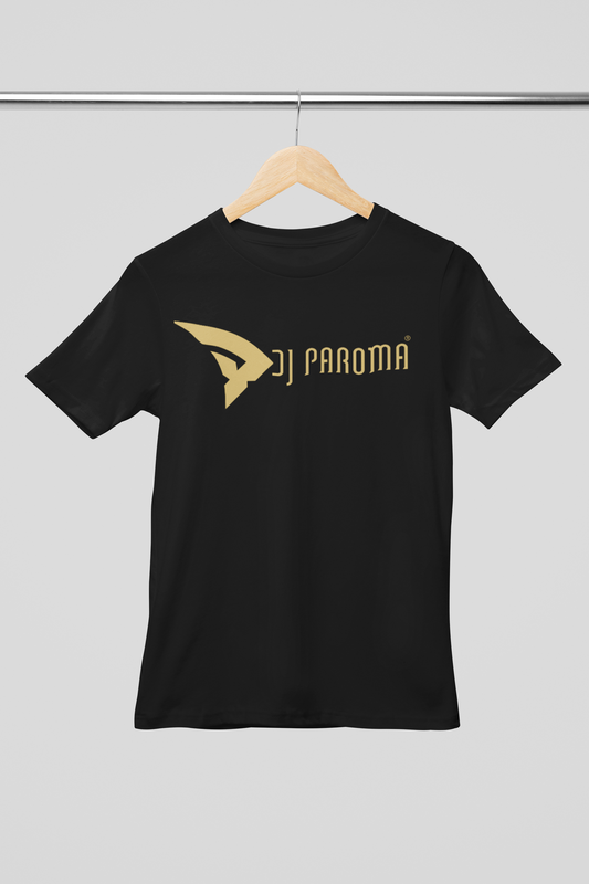 Unisex Black Round Neck Tshirt | DJ Paroma Collection | ATOM