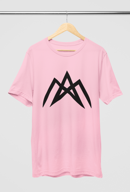AM Unisex Baby Pink Oversized T-Shirt  | Ashish Mishra Collection | ATOM NEW YORK