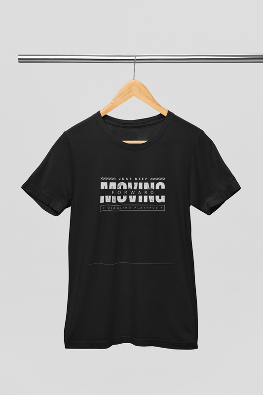 Moving Unisex Black Oversized T-Shirt  | Ashish Mishra Collection | ATOM NEW YORK