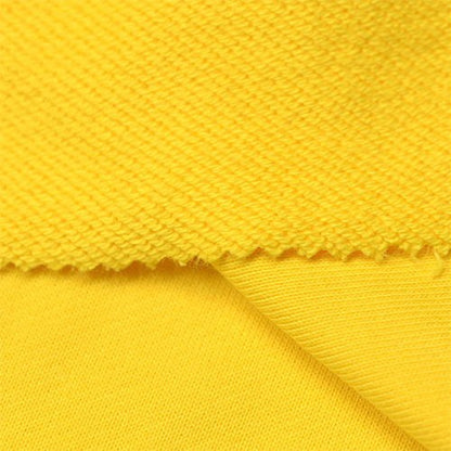 French Terry Oversize Mustard Yellow Unisex T-Shirt