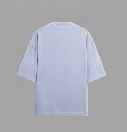 Terry (280 GSM) New York City Lavender Oversize T-Shirt For Men