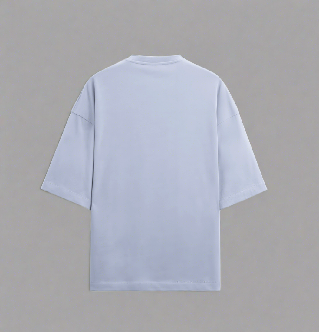 Terry (280 GSM) Nirvana Lavander Oversize T-Shirt For Men