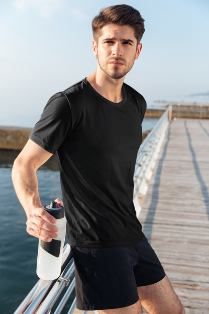 Polyester Activewear Jersey Black