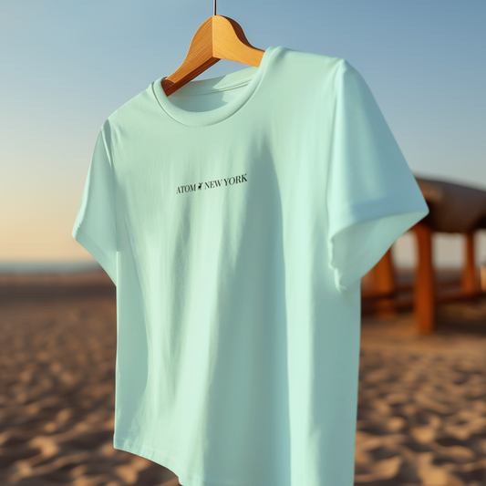 ATOM NEW YORK ESSENTIAL Mint Oversized T-Shirt For Men