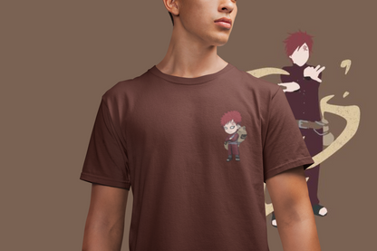 Anime Tshirt For Mens Gaara namikaze